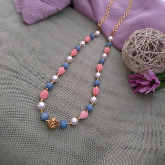 Long beaded necklace