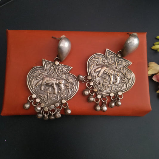 Elephant drop gonguru earring