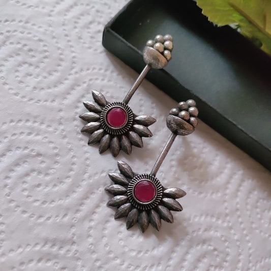 Long spike SLA earring