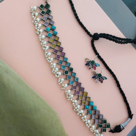 Stone sla necklace