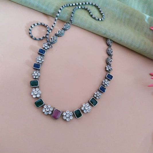 Multi stone sla necklace set