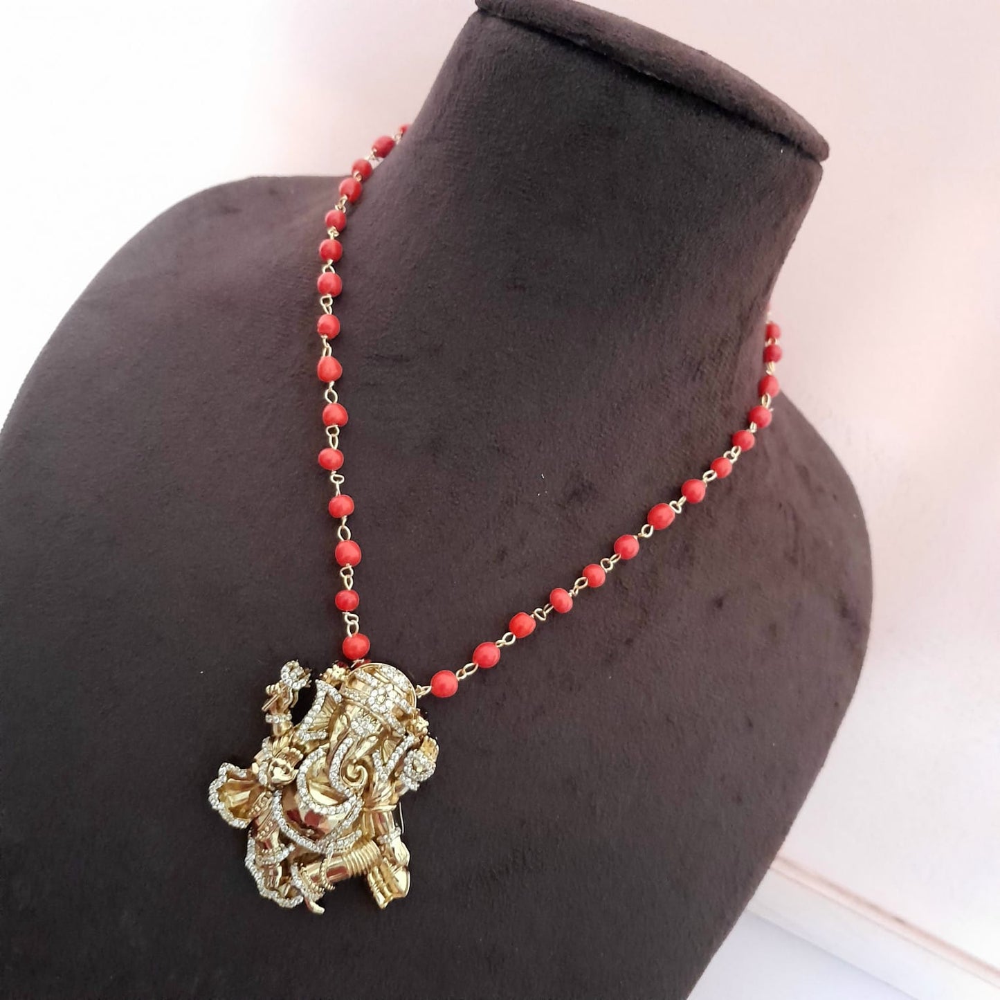 Ganesha pendant chain set